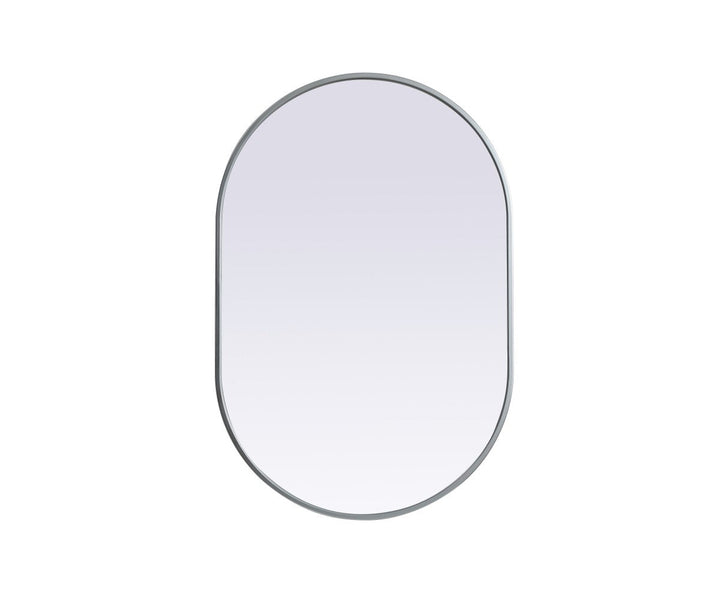 Elegant Lighting MR2A2436SIL Modern Asha Mirror Silver