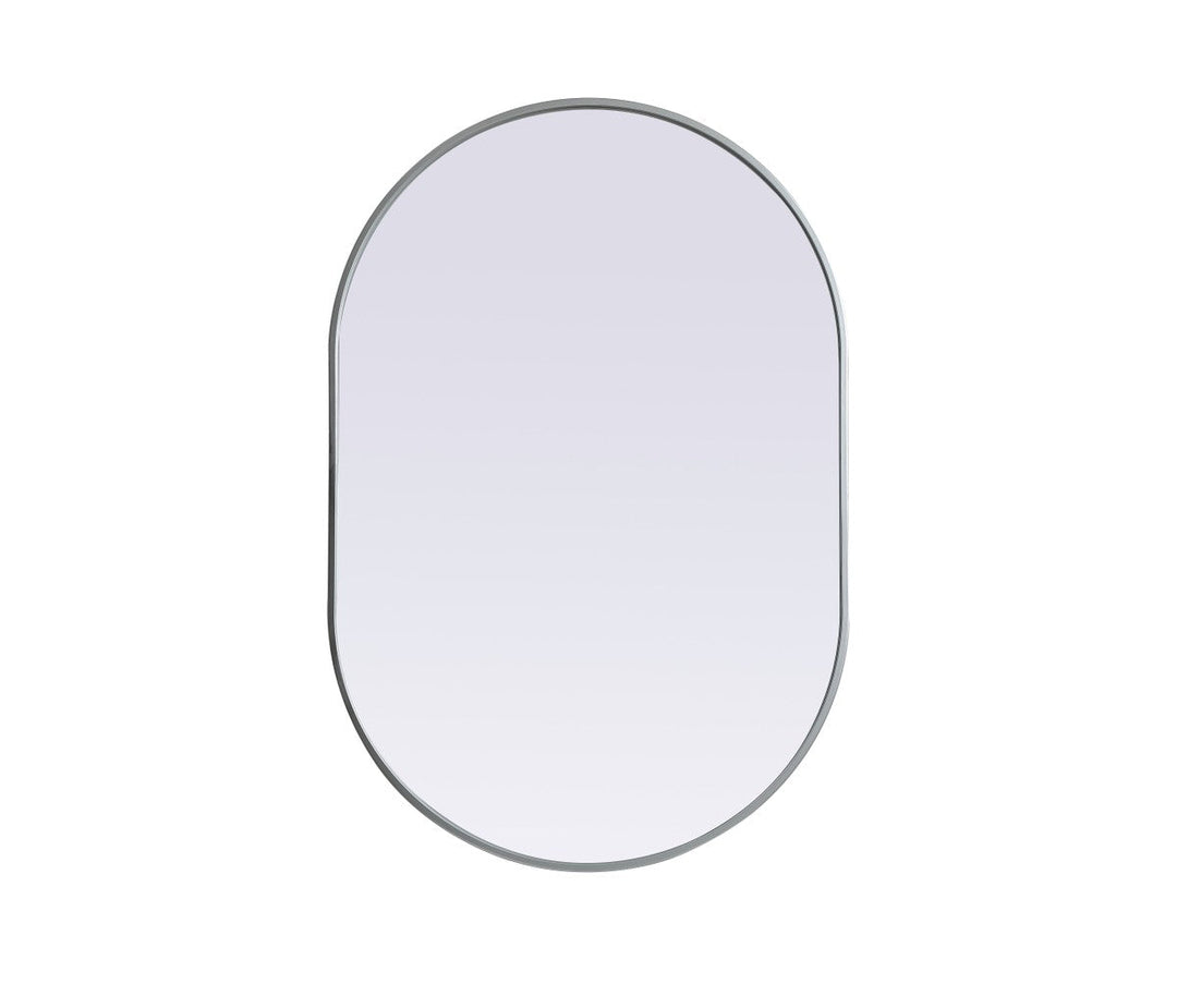 Elegant Lighting MR2A2740SIL Modern Asha Mirror Silver