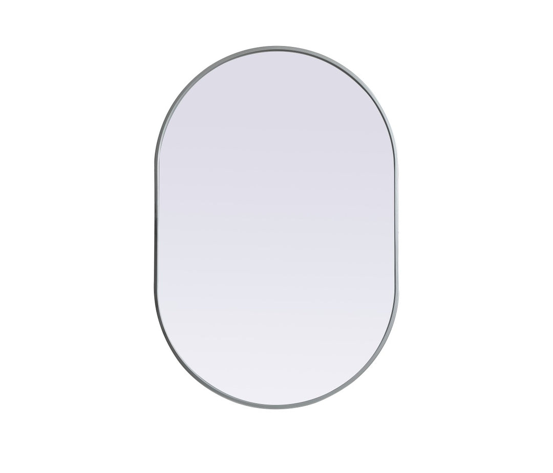 Elegant Lighting MR2A2740SIL Modern Asha Mirror Silver