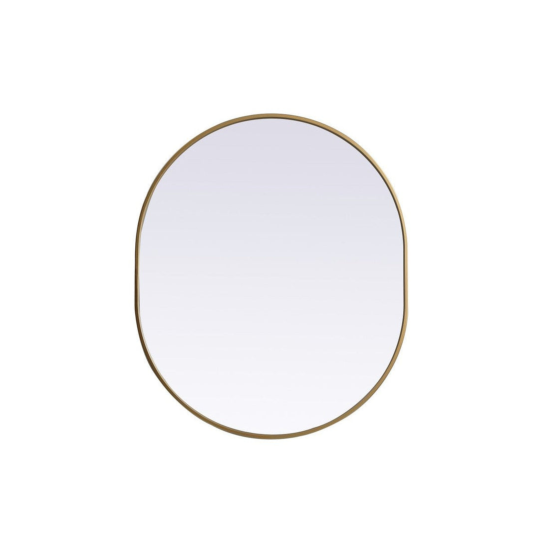 Elegant Lighting MR2A3036BRS Modern Asha Mirror Brass