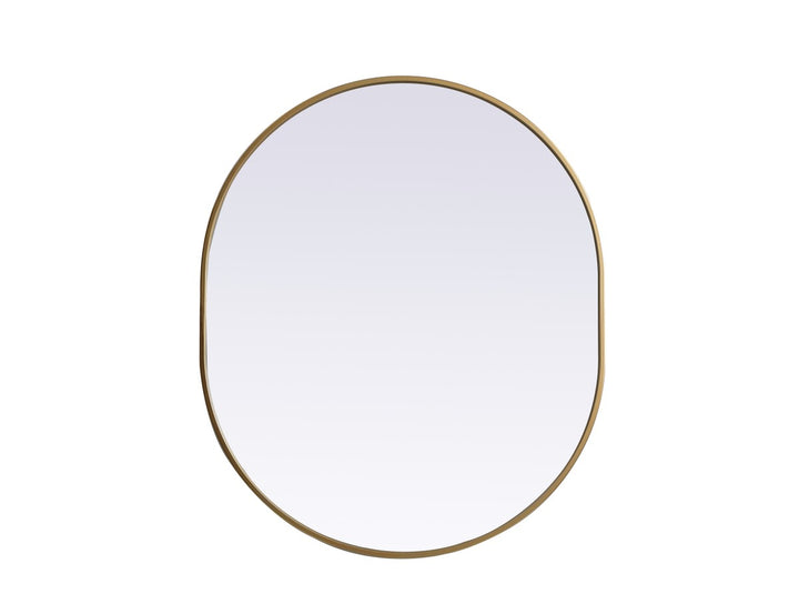 Elegant Lighting MR2A3036BRS Modern Asha Mirror Brass