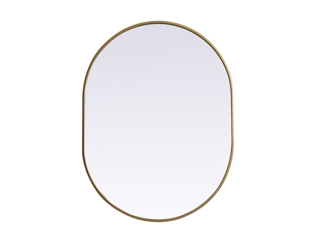 Elegant Lighting MR2A3040BRS Modern Asha Mirror Brass