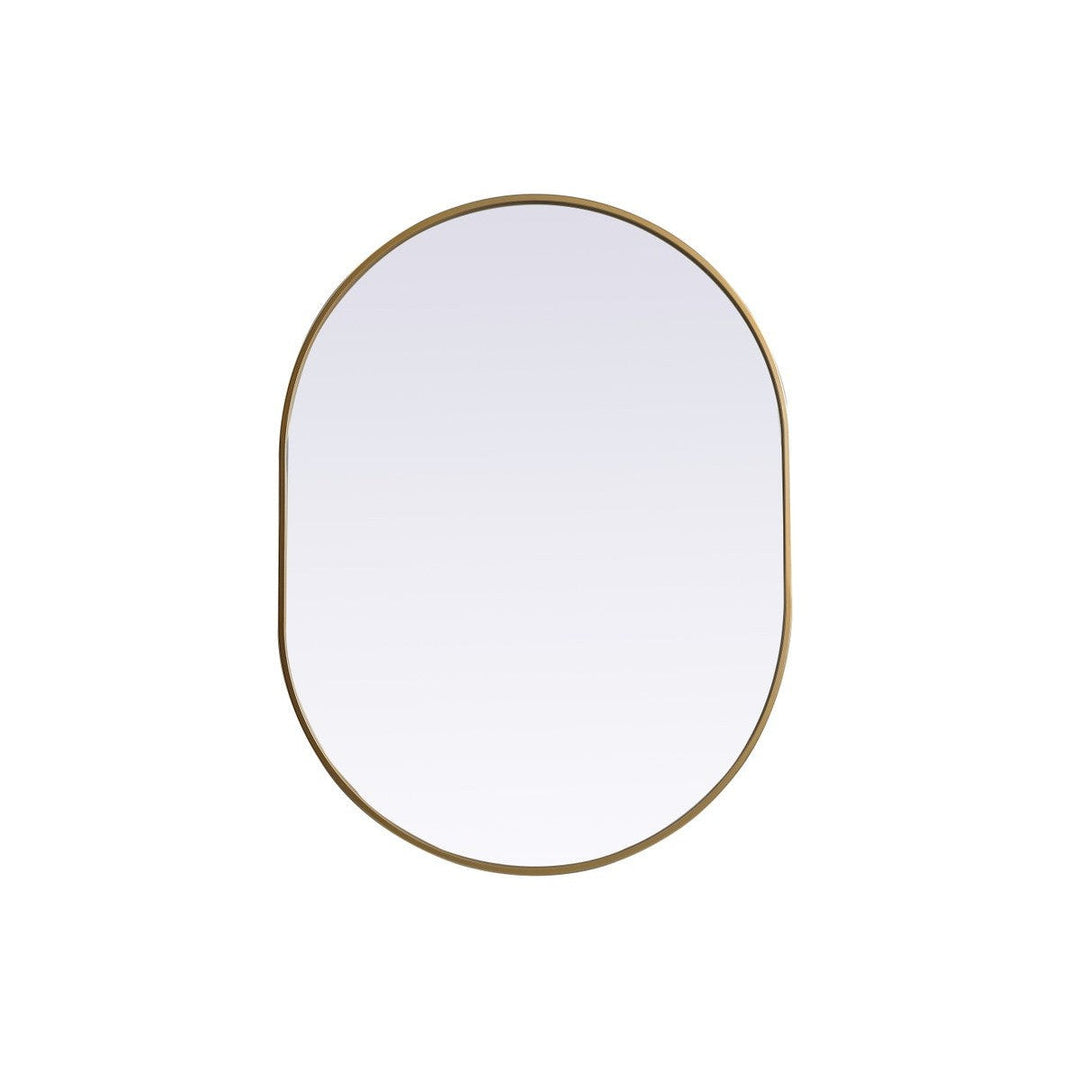 Elegant Lighting MR2A3040BRS Modern Asha Mirror Brass