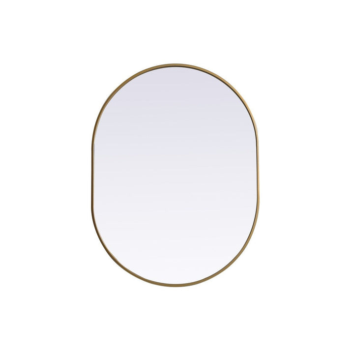 Elegant Lighting MR2A3040BRS Modern Asha Mirror Brass