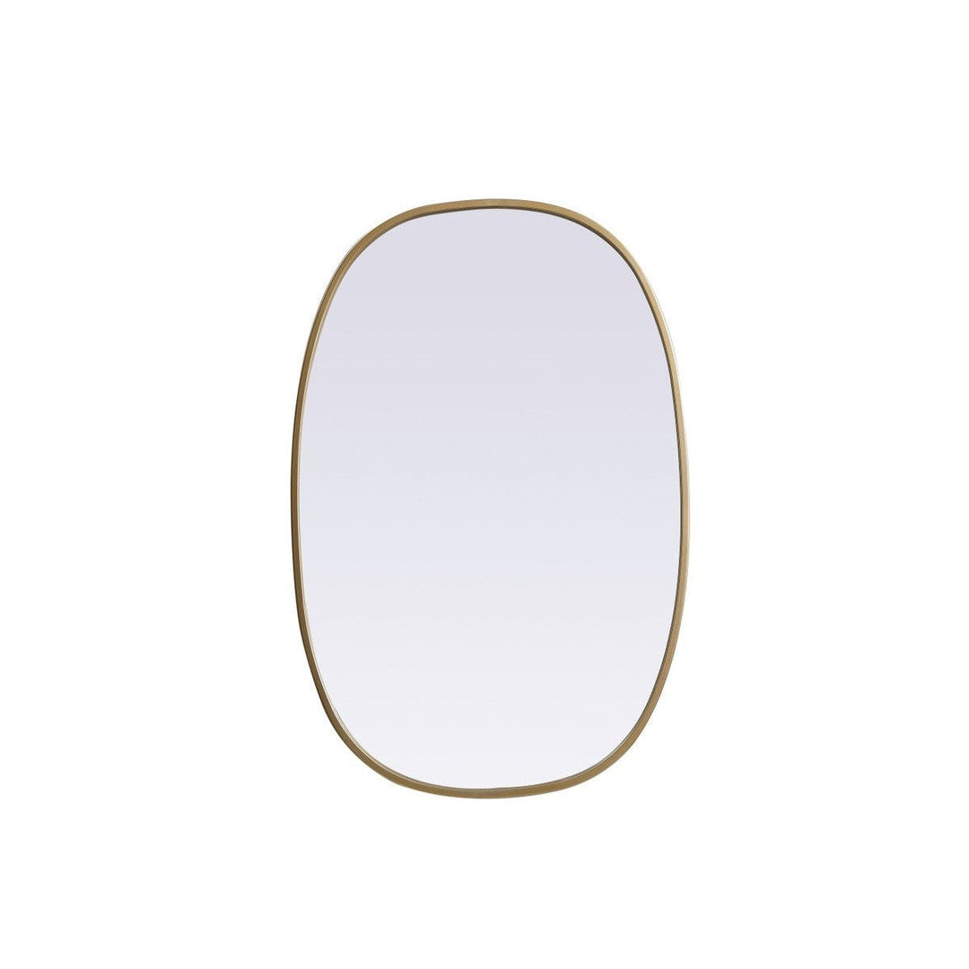 Elegant Lighting MR2B2030BRS Modern Brynn Mirror Brass