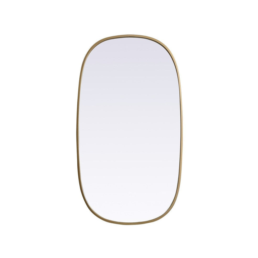 Elegant Lighting MR2B2036BRS Modern Brynn Mirror Brass