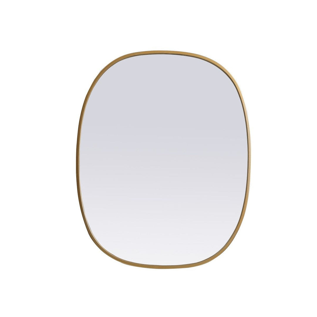 Elegant Lighting MR2B2430BRS Modern Brynn Mirror Brass