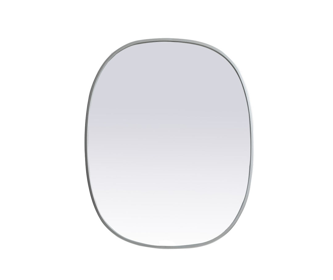 Elegant Lighting MR2B2430SIL Modern Brynn Mirror Silver