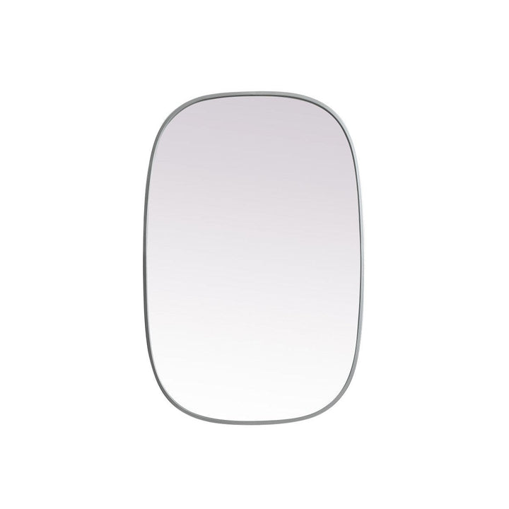 Elegant Lighting MR2B2436SIL Modern Brynn Mirror Silver