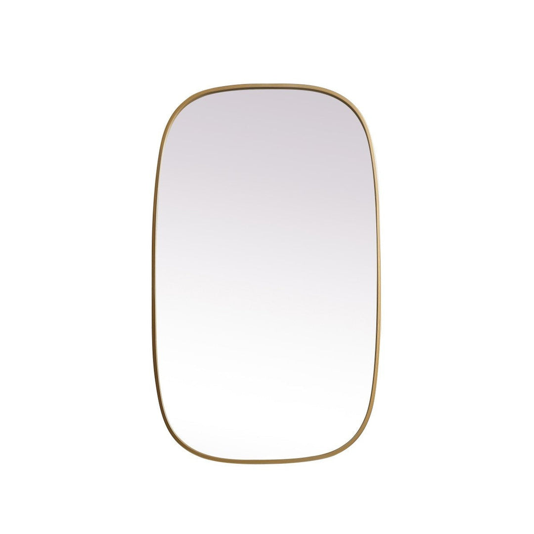 Elegant Lighting MR2B2440BRS Modern Brynn Mirror Brass