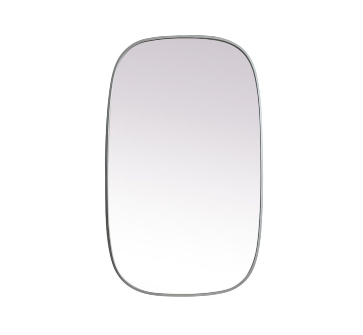 Elegant Lighting MR2B2440SIL Modern Brynn Mirror Silver