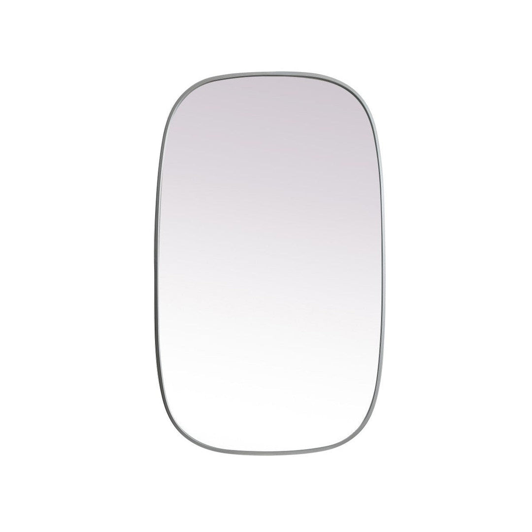 Elegant Lighting MR2B2440SIL Modern Brynn Mirror Silver