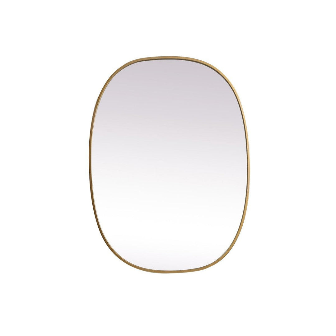 Elegant Lighting MR2B2736BRS Modern Brynn Mirror Brass