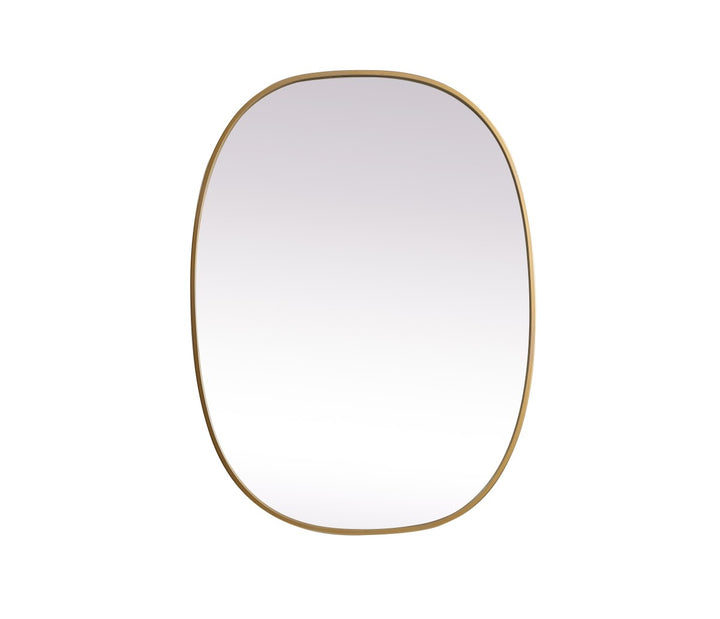 Elegant Lighting MR2B2736BRS Modern Brynn Mirror Brass