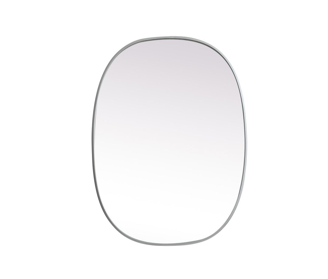 Elegant Lighting MR2B2736SIL Modern Brynn Mirror Silver