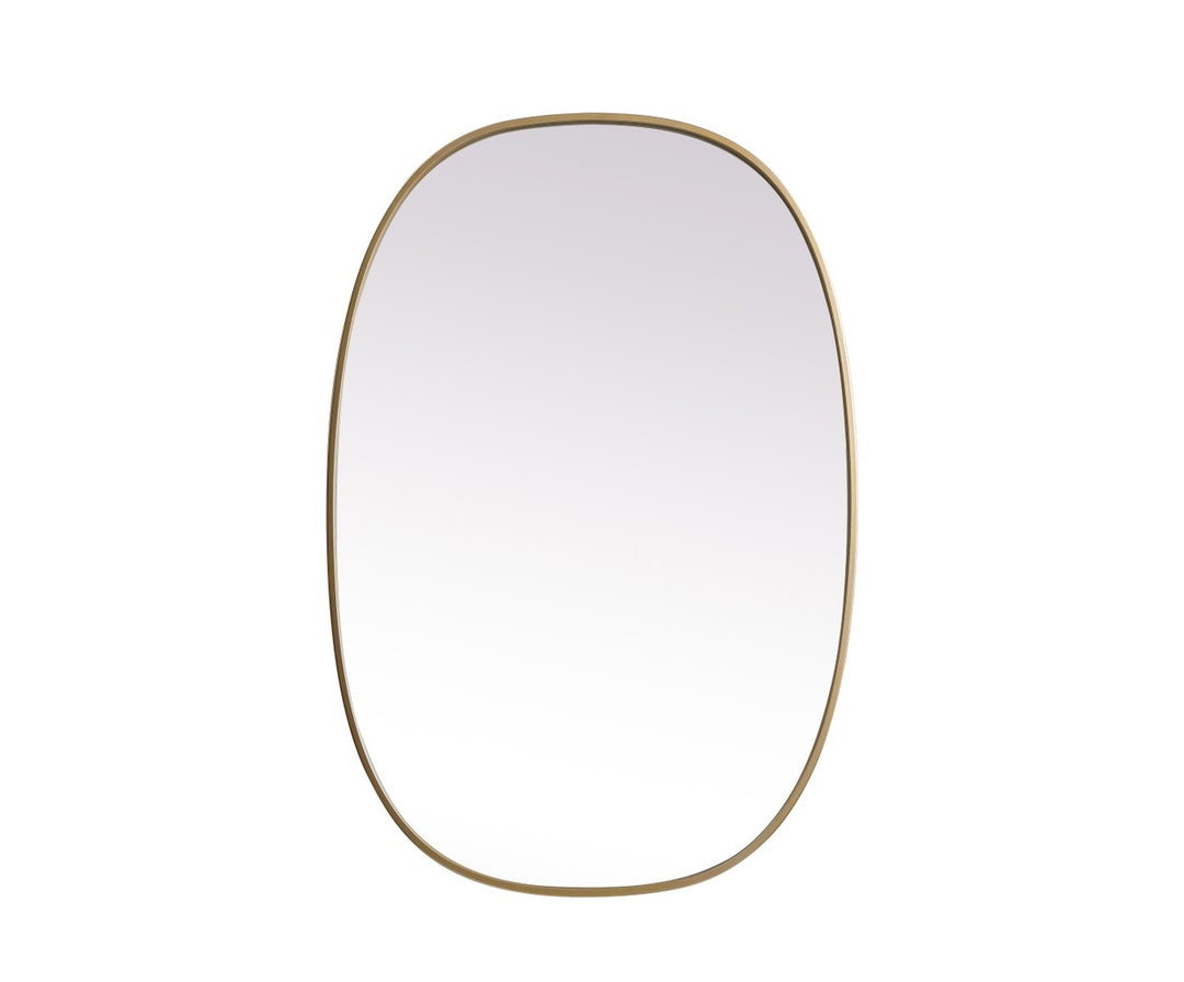 Elegant Lighting MR2B2740BRS Modern Brynn Mirror Brass