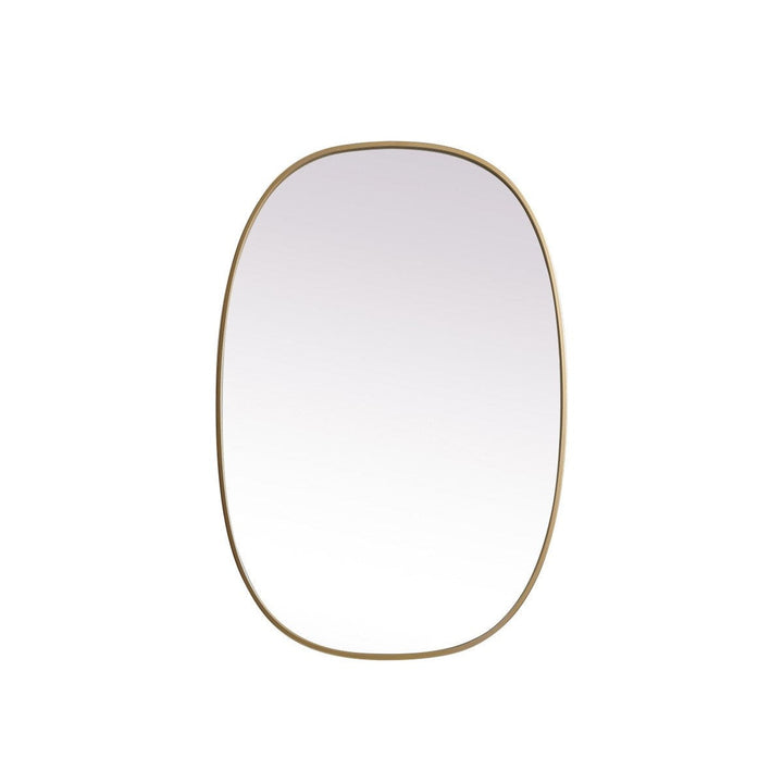 Elegant Lighting MR2B2740BRS Modern Brynn Mirror Brass