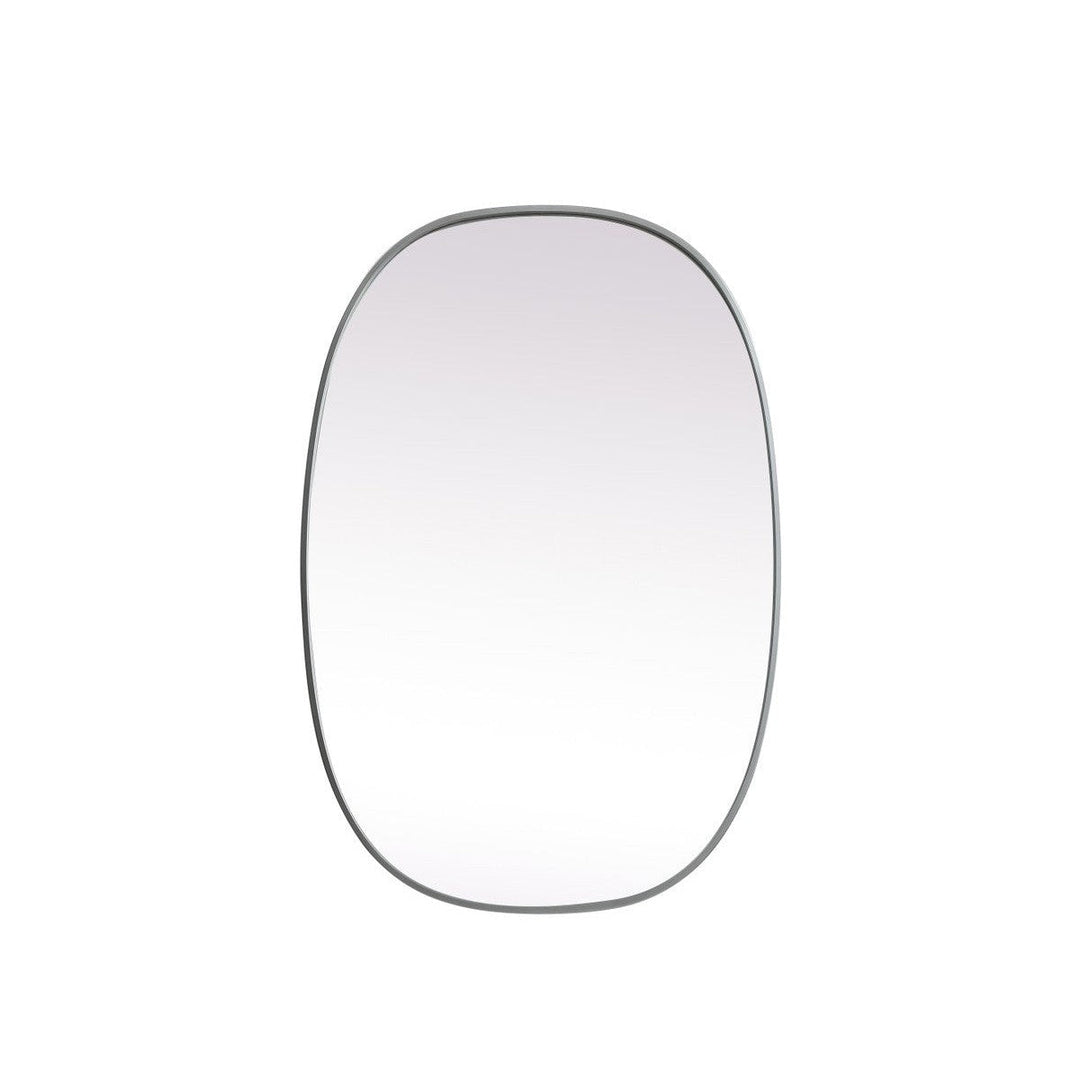 Elegant Lighting MR2B2740SIL Modern Brynn Mirror Silver