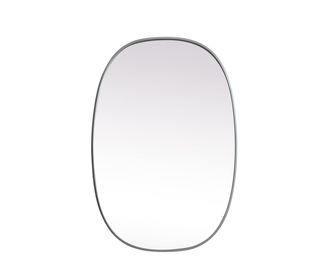 Elegant Lighting MR2B2740SIL Modern Brynn Mirror Silver