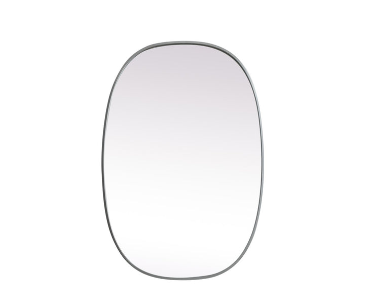 Elegant Lighting MR2B2740SIL Modern Brynn Mirror Silver