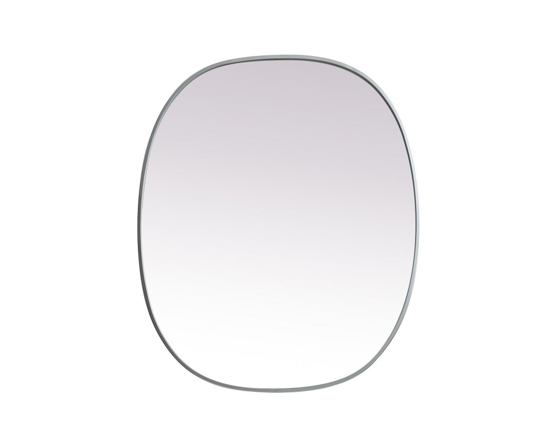 Elegant Lighting MR2B3036SIL Modern Brynn Mirror Silver