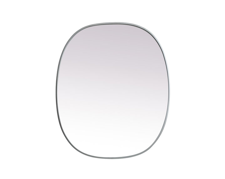 Elegant Lighting MR2B3036SIL Modern Brynn Mirror Silver