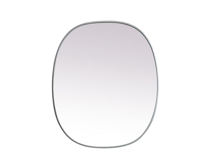 Elegant Lighting MR2B3036SIL Modern Brynn Mirror Silver