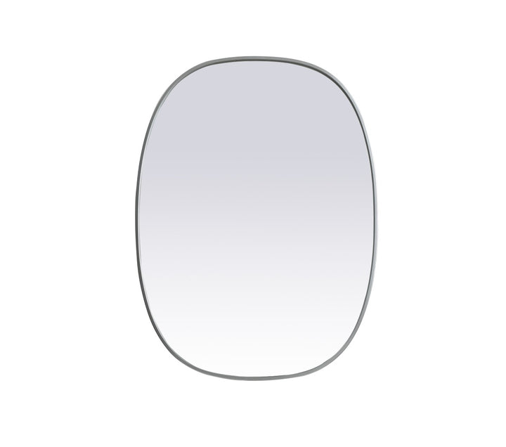 Elegant Lighting MR2B3040SIL Modern Brynn Mirror Silver