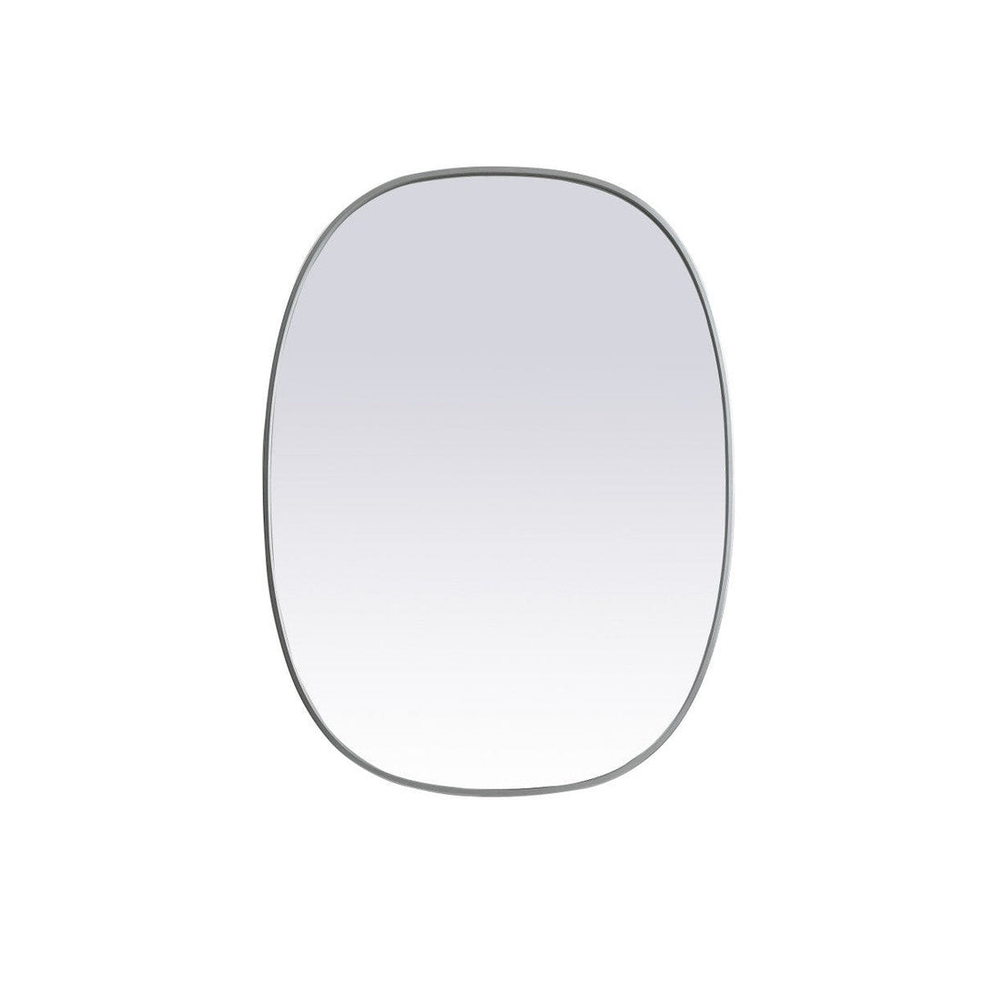 Elegant Lighting MR2B3040SIL Modern Brynn Mirror Silver