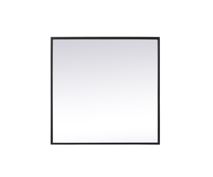 Elegant Lighting MR42424BK Modern Eternity Mirror Black