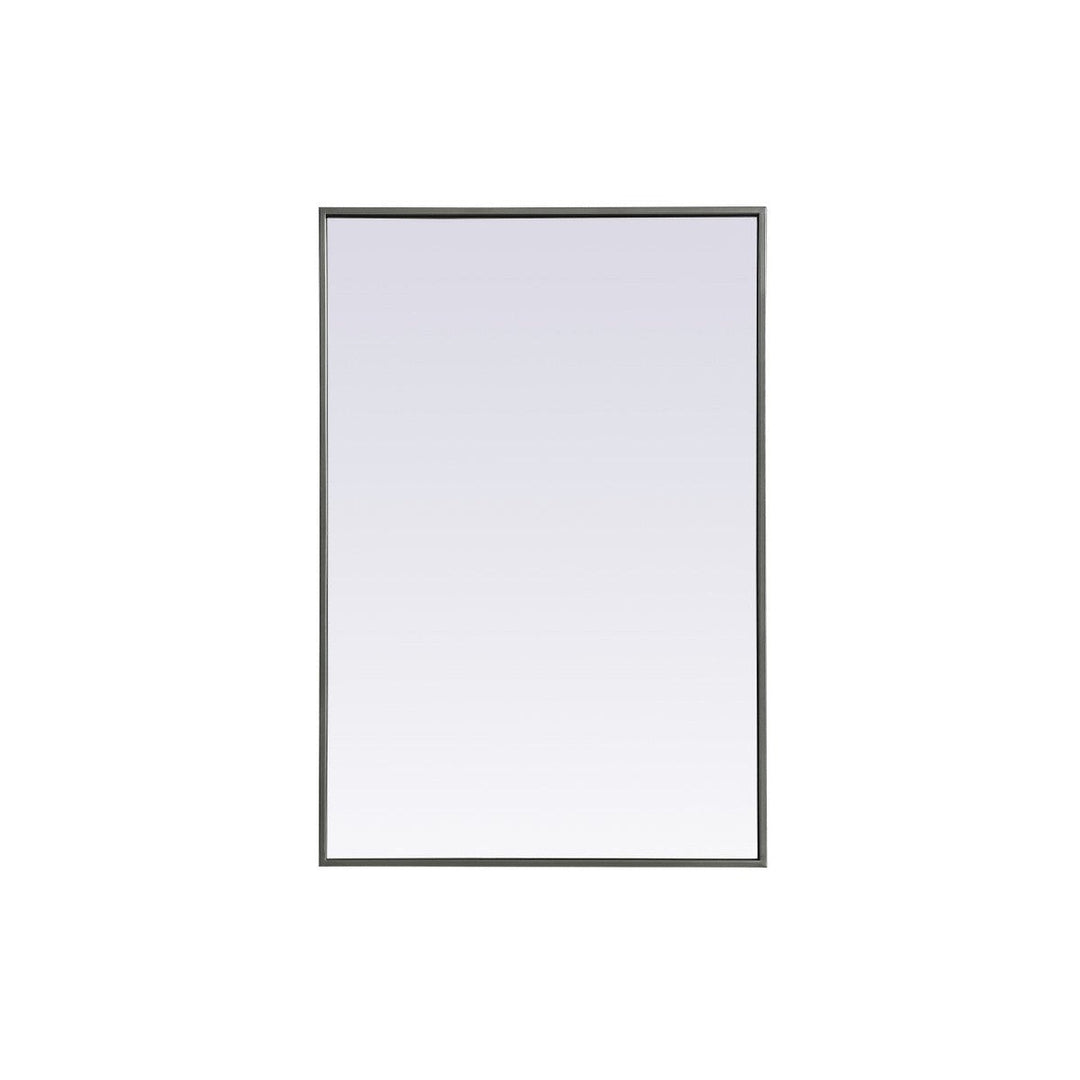 Elegant Lighting MR42436S Modern Eternity Mirror Silver