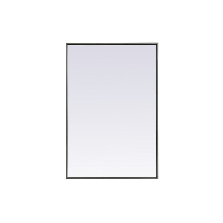 Elegant Lighting MR42436S Modern Eternity Mirror Silver