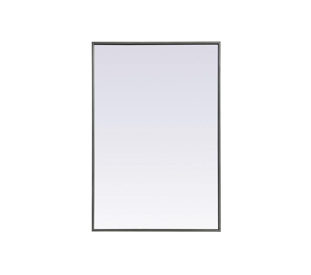 Elegant Lighting MR42436S Modern Eternity Mirror Silver