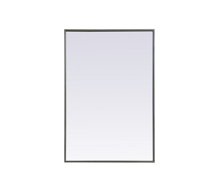 Elegant Lighting MR42436S Modern Eternity Mirror Silver