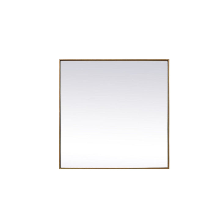 Elegant Lighting MR43030BR Modern Eternity Mirror Brass