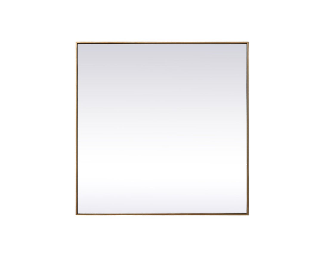 Elegant Lighting MR44242BR Modern Eternity Mirror Brass