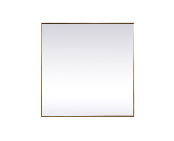 Elegant Lighting MR44242BR Modern Eternity Mirror Brass