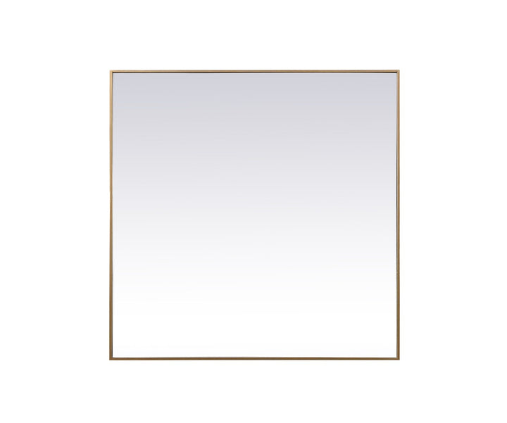 Elegant Lighting MR44848BR Modern Eternity Mirror Brass