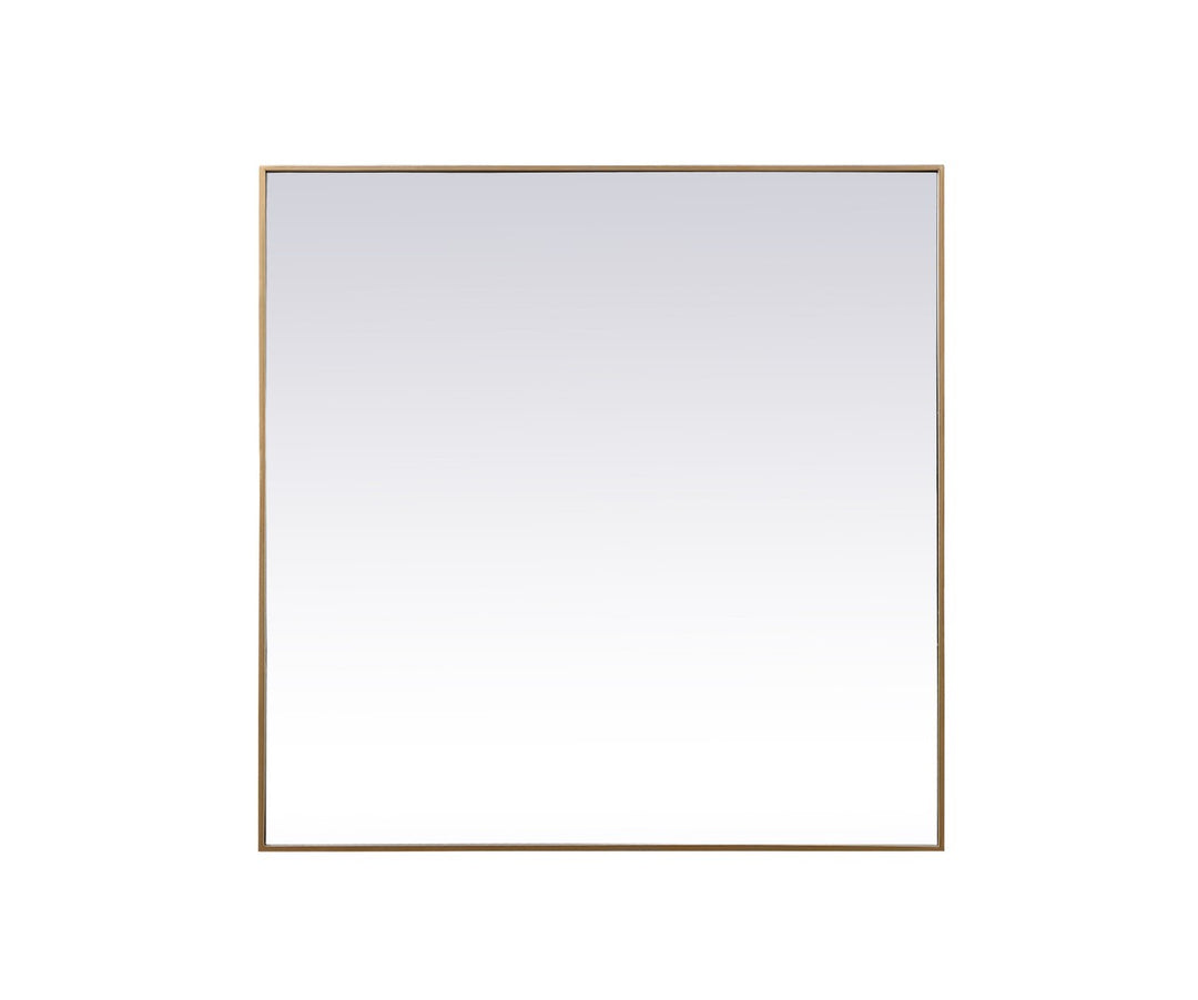 Elegant Lighting MR44848BR Modern Eternity Mirror Brass