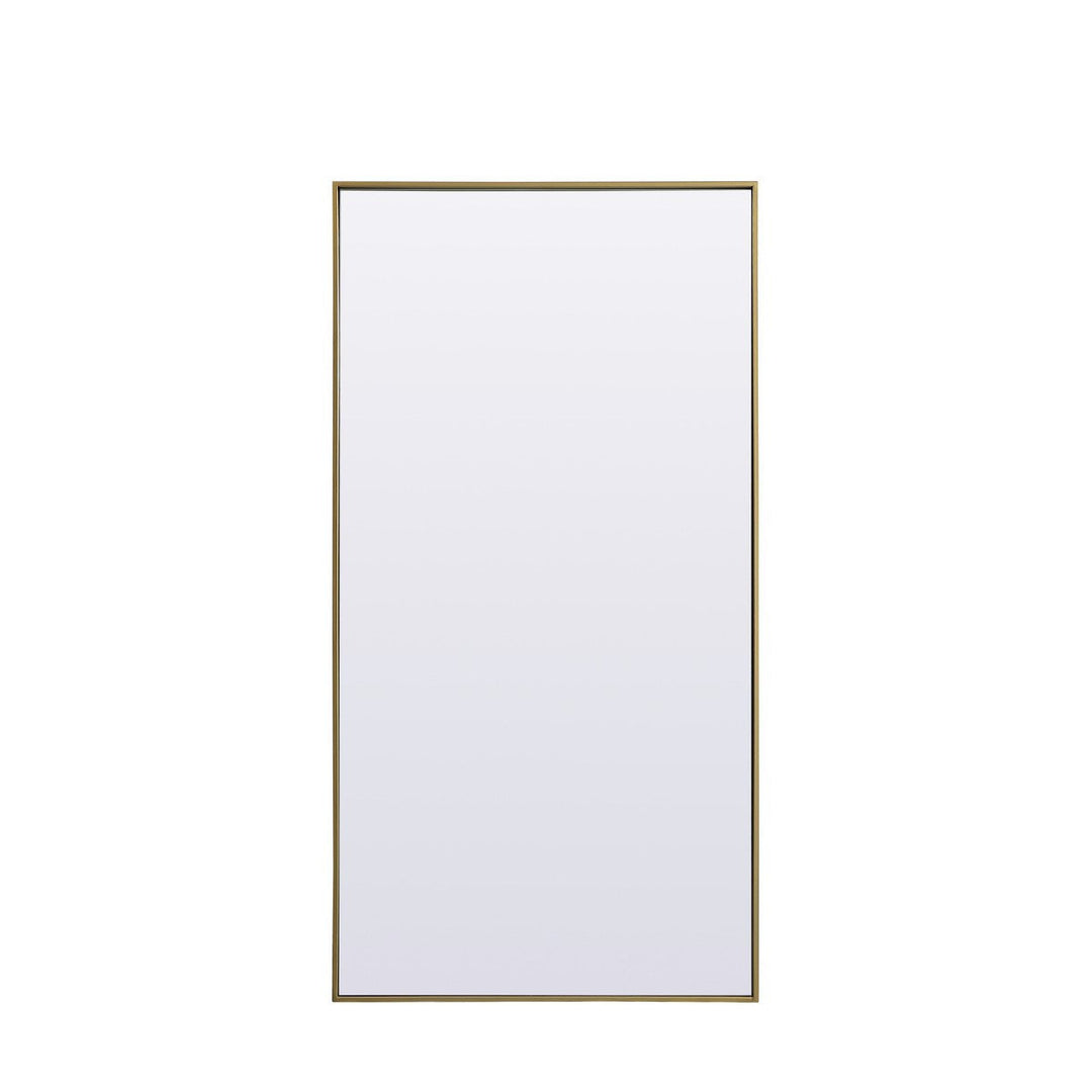 Elegant Lighting MR4FL3060BR Modern Eternity Mirror Brass