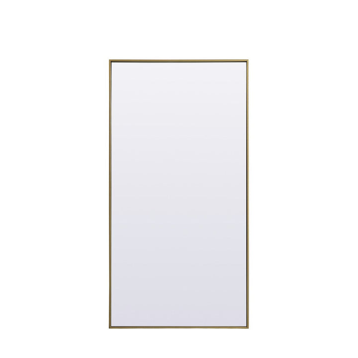 Elegant Lighting MR4FL3060BR Modern Eternity Mirror Brass