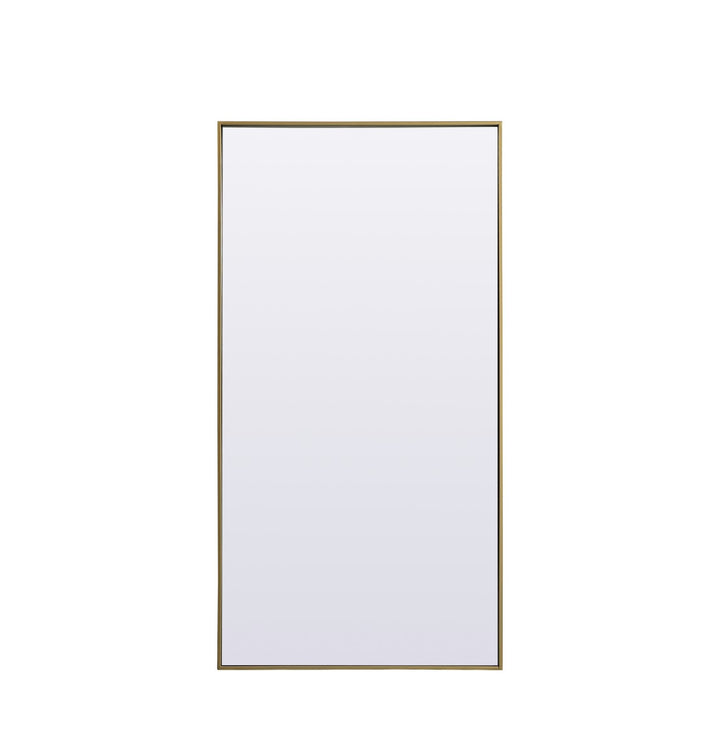 Elegant Lighting MR4FL3060BR Modern Eternity Mirror Brass