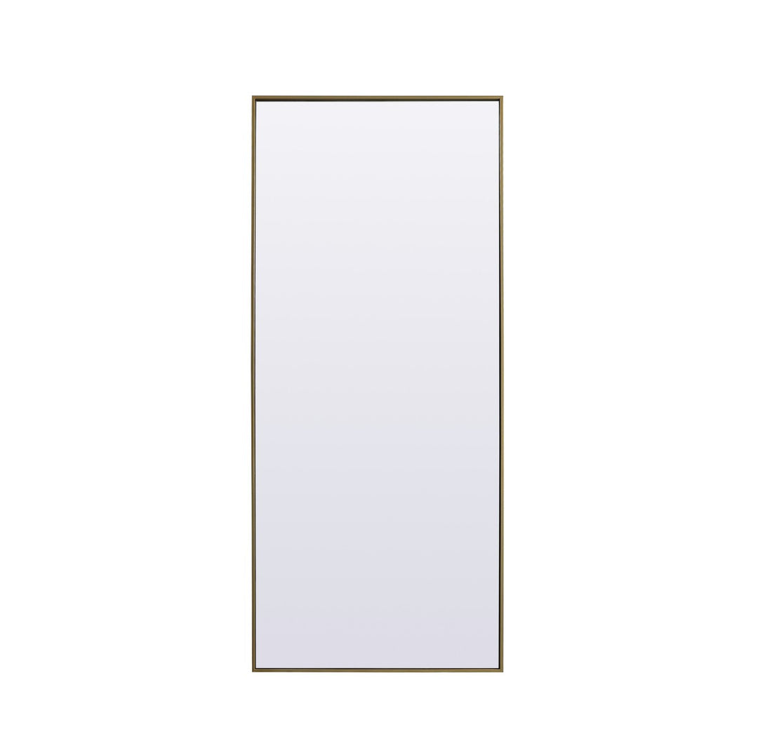 Elegant Lighting MR4FL3072BR Modern Eternity Mirror Brass