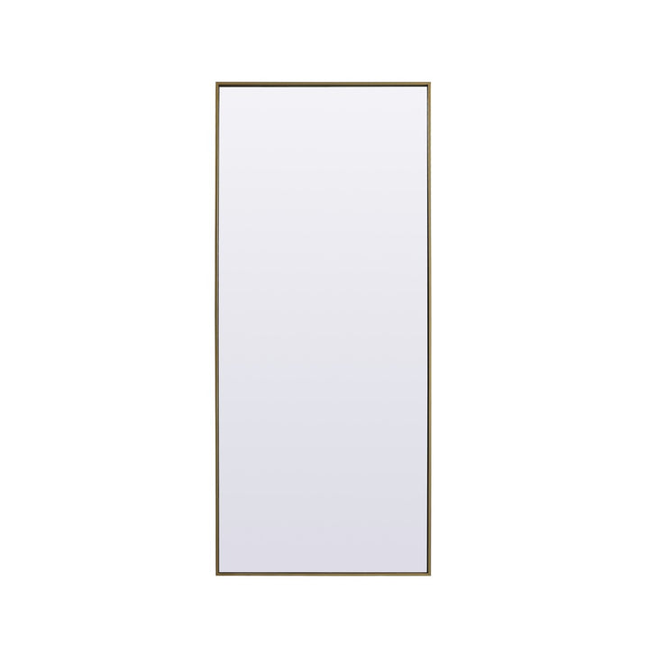 Elegant Lighting MR4FL3072BR Modern Eternity Mirror Brass