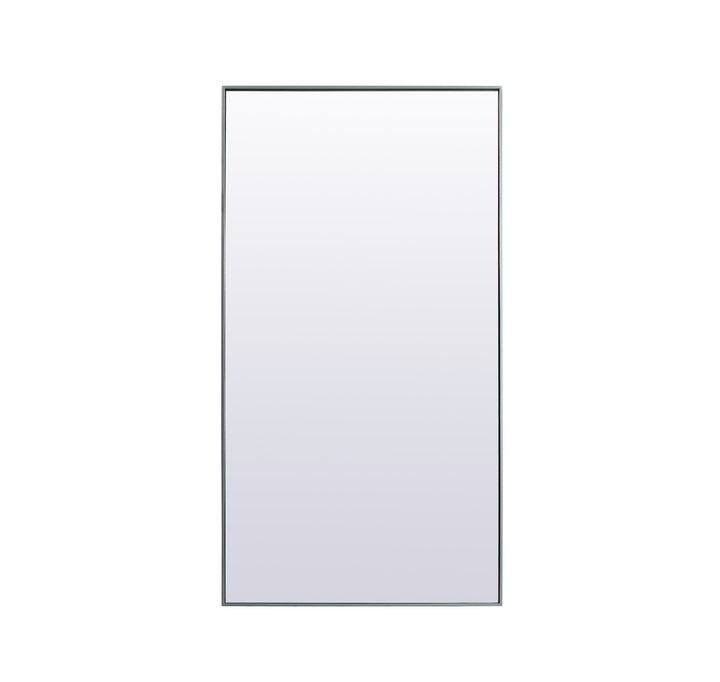 Elegant Lighting MR4FL3672S Modern Eternity Mirror Silver