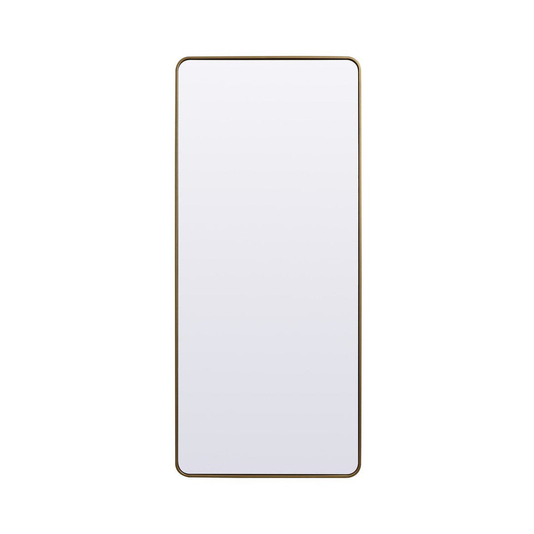 Elegant Lighting MR803272BR Modern Evermore Mirror Brass