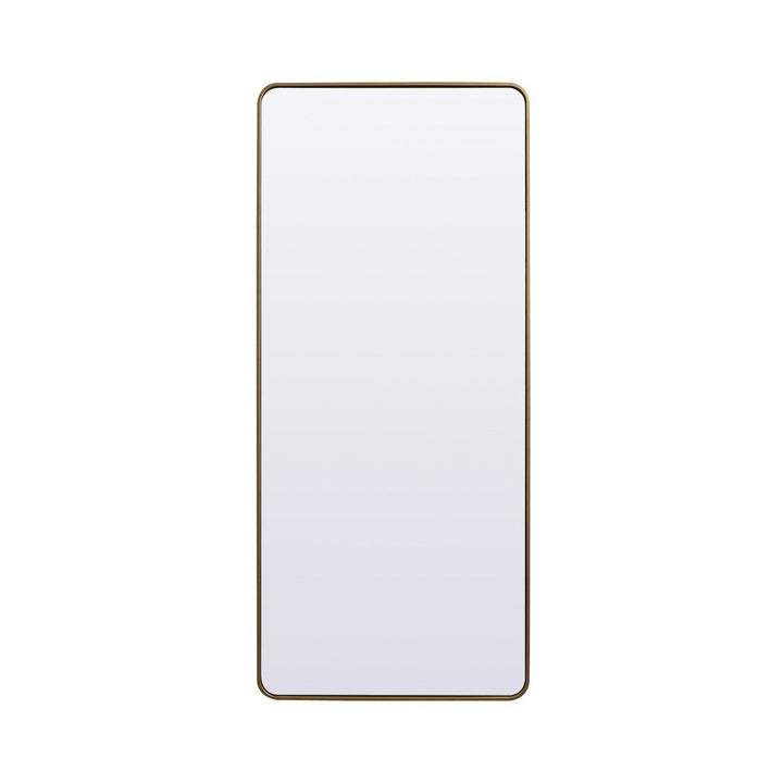 Elegant Lighting MR803272BR Modern Evermore Mirror Brass