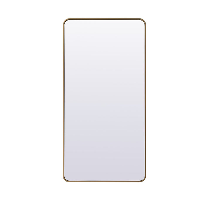 Elegant Lighting MR80FL3060BR Modern Evermore Mirror Brass