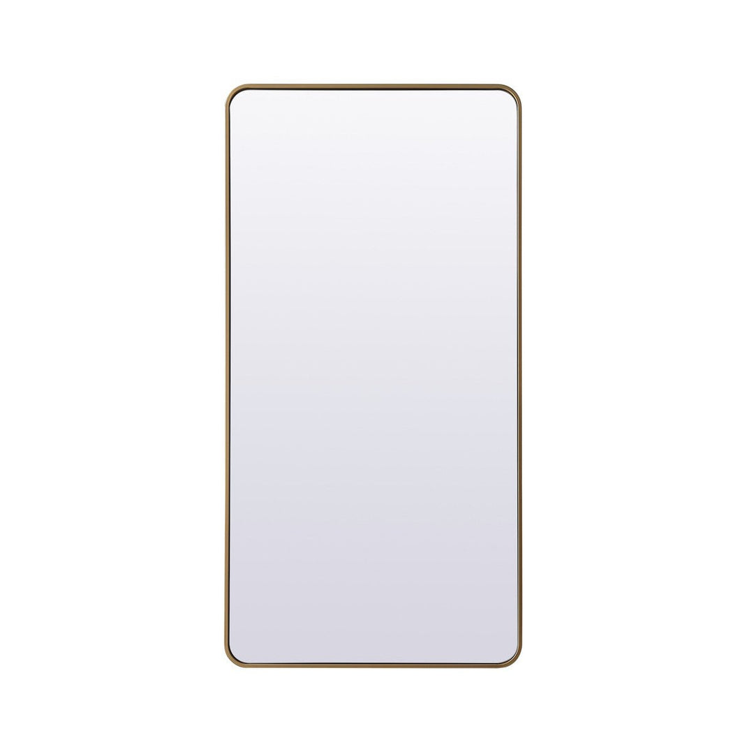 Elegant Lighting MR80FL3060BR Modern Evermore Mirror Brass