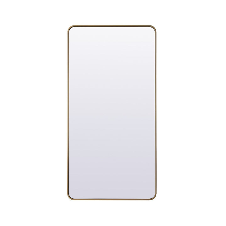 Elegant Lighting MR80FL3060BR Modern Evermore Mirror Brass